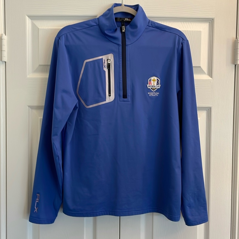 2020 Ryder Cup Polo Ralph Lauren quarter zip pullover.